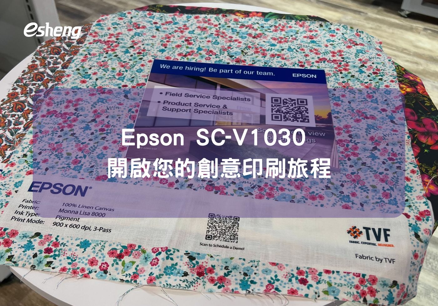 Epson SC-V1030 開啟您的創意印刷旅程